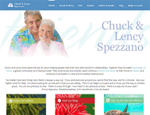 Tablet Screenshot of chuckandlencyspezzano.com